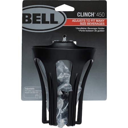Bell Sports Clinch 450 Flexible Vinyl Black Water Bottle Bracket 7151847