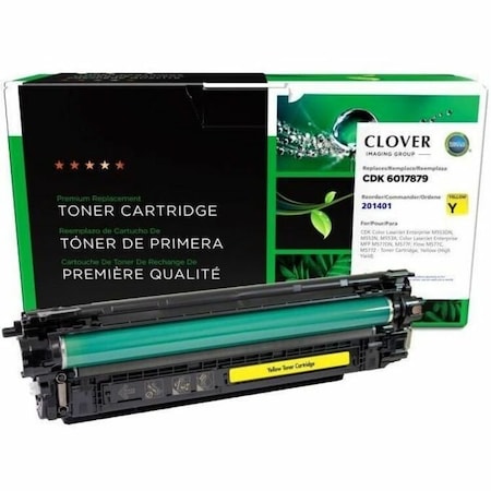 Cig Clover Imaging Remanufactured High Yield Yellow Cartridge for CDK 6017879 201401
