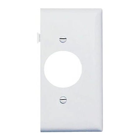Pass & Seymour WHT SGL Sect Wall Plate PJSE7WCC10
