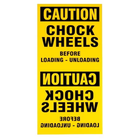 Ideal Warehouse Innovations Standard Caution Sign - English 60-7243