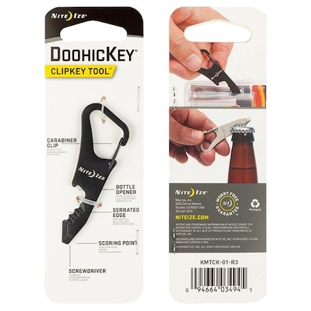 Nite Ize Key Tool, Stainless Steel Case KMTCK-01-R3