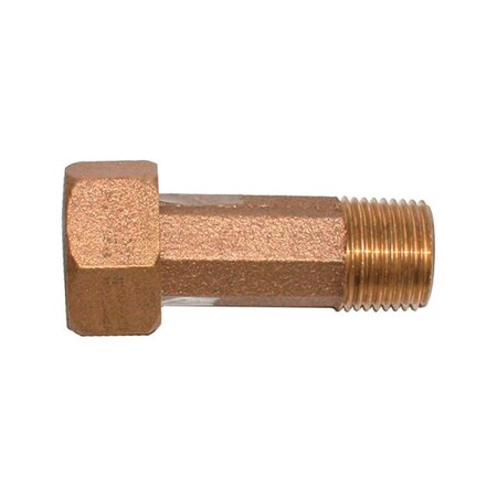 B & K 313133NL Meter Coupling Brass  0.5 in. 4514238