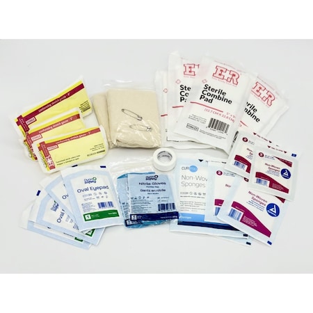 First Voice ANSI Class B First Aid Go Kit Replacement Pocket 1: Major Injury P1-ANSI-2021-CLASS-B