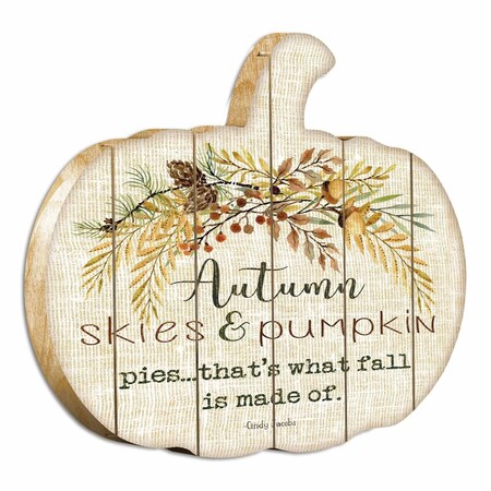 Homeroots Autumn Skies Unframed Print Wall Art 416046