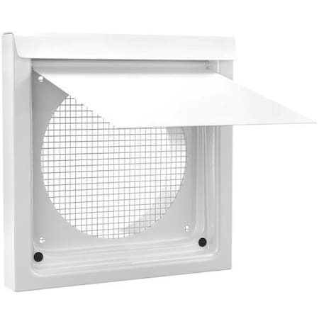 Inovate White 6-Inch Flush Metal Vent With A Collar 6WVW