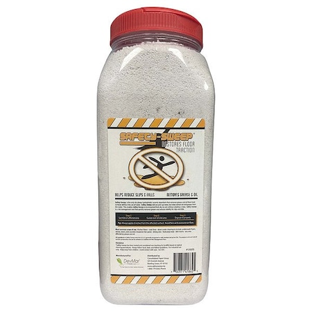 Safety Sweep Loose Sorbent, 1 3/32 gal, Universal, White, 2 PK SSW4125