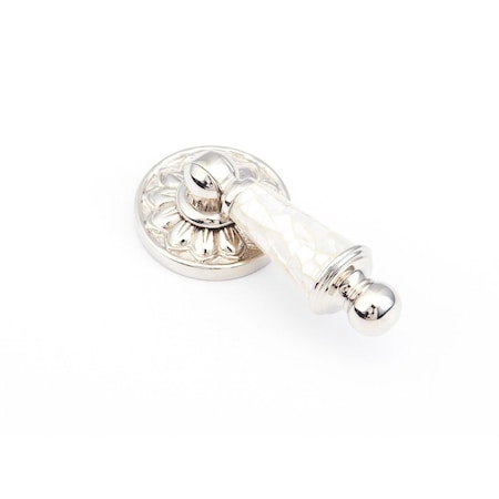 Schaub 2-3/4in Mother of Pearl Pendant Cabinet Pull Polished Nickel Finish 989-MOP-PN