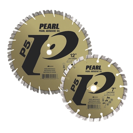 Pearl P5 Hard Materials Segmented Blade 4-1/2in x .090 x 7/8, 20mm 5/8 LW45NSP