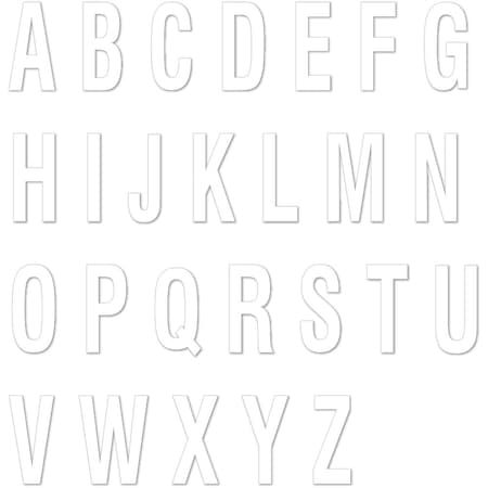 Accuform LETTERS NUMBERS MAGNETIC NAM802WT