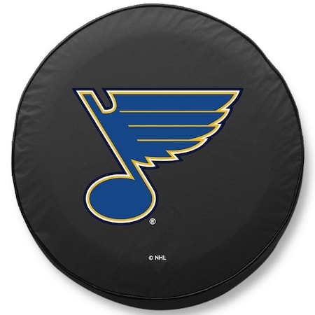 Holland Bar Stool Co 37 x 12.5 St Louis Blues Tire Cover TCH1STLBluBK