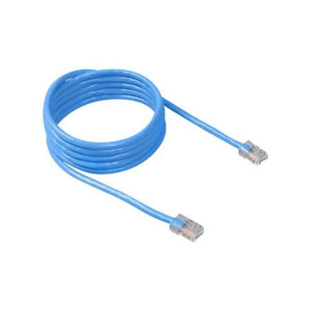Belkin 7Ft Cat5E Patch Cable, Utp, Blue, 50 Pack, Pvc Jacket, 24Awg, T568B, A3L791-07BLU-50