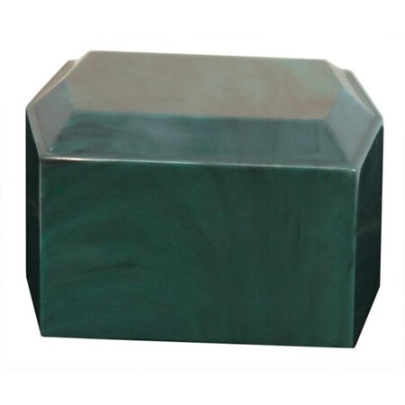 Fasttrack2Fitness Cultured Onyx Cremation Pride Adult Urn, Malachite FA2006710