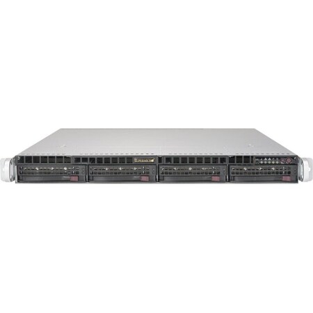 Supermicro SuperServer LGA1151 500W 1U Rackmount Server Barebone System (Black) SYS-5019S-WR