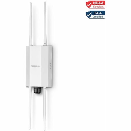 Trendnet 5 dBi WiFi 6 AX1800 Outdoor PoE+ Omni-Directional Access Point TEW-941APBO