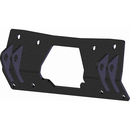 Kfi 106400 Polaris Ranger Pro & SP570 MidSize UTV Plow Mount - ShotBlasted & Powder 106400