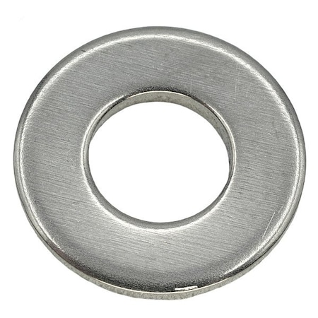 Zoro Select Flat Washer, For Screw Size 1/2 in , Titanium Plain Finish 0062568