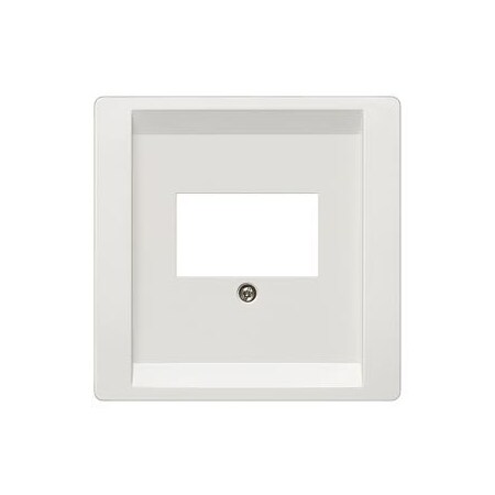 Siemens DELTA style, platinum metallic cover plate 68 x 68 mm for telecommunication 5TG1342-1
