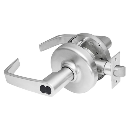 Corbin Russwin Grade 2 Entrance or Office Cylindrical Lock, Newport Lever, SFIC Prep Less Core, Satin Chrome Finis CL3851 NZD 626 M08