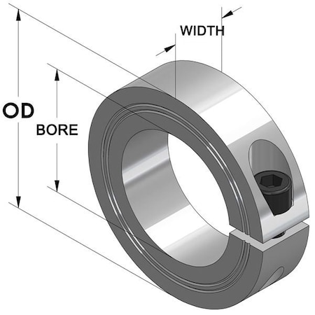 Climax Metal Products Shaft Collar GM1C-10-B