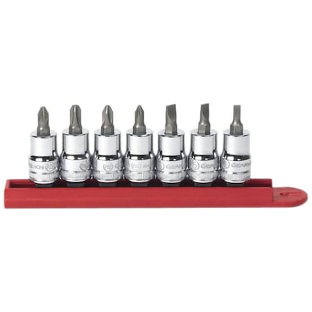 Gearwrench Screwdriver Bit Socket Set, 7 pcs. 80577