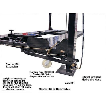 Atlas Automotive Equipment Pro8000Ext 4 Post Lift + Rj35 Sliding Jacks Combo XH-PRO8EXT-COMBO