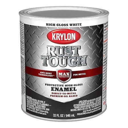 Krylon Alkyd Coating, Paint, Solvent, White K09704008