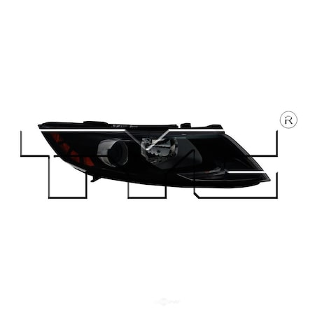 Tyc Capa Certified Headlight Assembly 20-12553-90-9