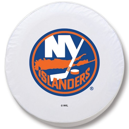 Holland Bar Stool Co 37 x 12.5 New York Islanders Tire Cover TCH1NYIslnWT