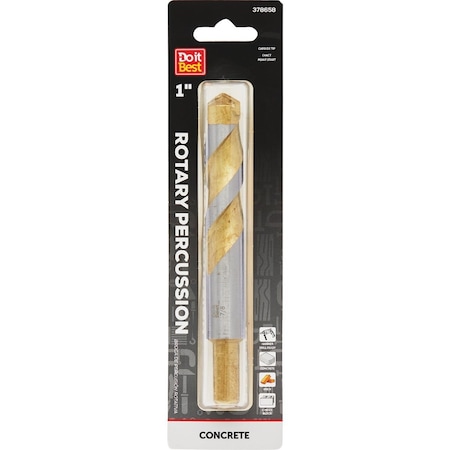 Do It Best 1'' x 6'' Rotary Percussion Masonry Drill Bit QJDIB-MB-028