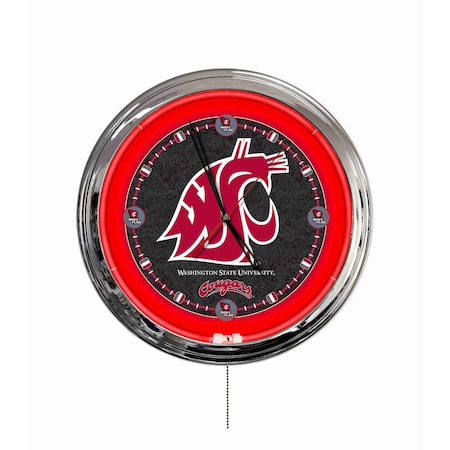 Holland Bar Stool Washington State University 16 LED Wall Clock ClkL16