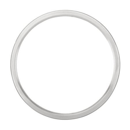 Keystone Clip-on trim | Brushed nickel | Used on 7" Series A Round LED Surface Mount Downlight KT-SMLED-7RA-BN-TRIM