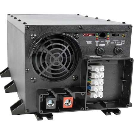 Tripp Lite Power Inverter and Battery Charger, Modified Sine Wave, 4,800 W Peak, 2,400 W Continuous, 1 Outlets APS2424