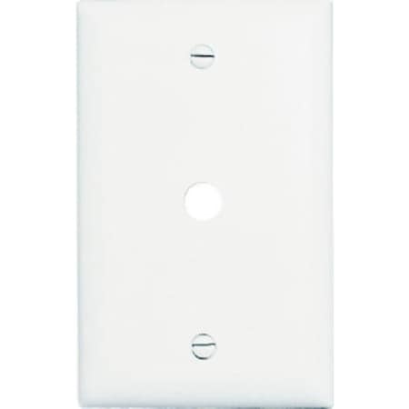 Legrand TradeMaster TP Wallplate, 4.7 in L, 1 -Gang, Nylon, White TP11WCC15