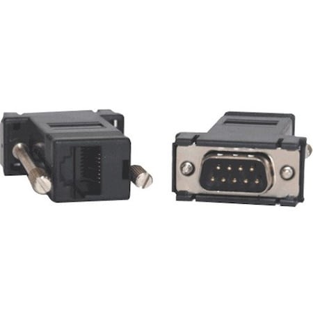Opengear DB9F to RJ45 Straight Serial Adapter - 1 x 9-pin DB-9 Serial - 1 x RJ-45 Network Male 319019