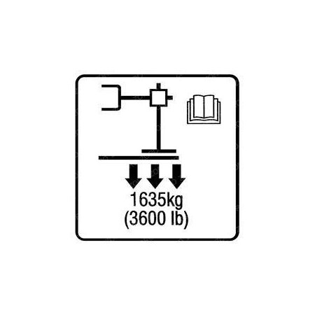 Skyjack REPLACEMENT DECAL OUTRIGGER LOAD 171961