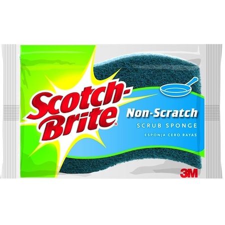 Scotch-Brite Scrub Sponge, 4.4 in L, 2.6 in W, Blue 521