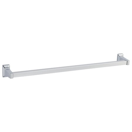 Geo 24" x 5/8" Traditional Towel Bar with 1" x 1-3/4" Base Polished Chrome Finish GBA-OL2434-PC