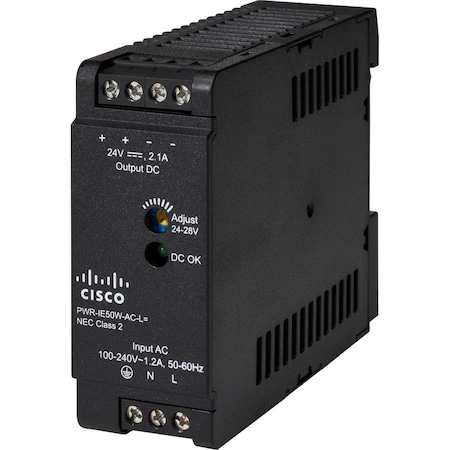 Cisco AC Adapter - For Ethernet Switch, Network Router PWR-IE50W-AC-L=