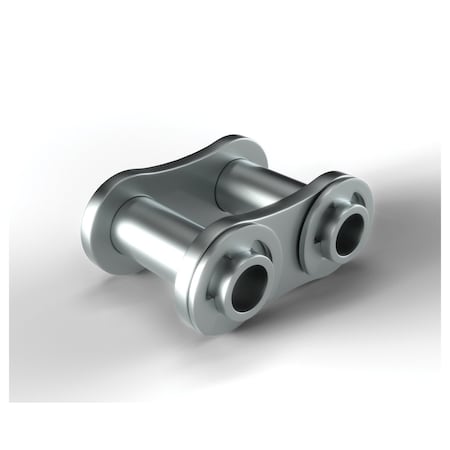 Hkk Chain HKK E-Clip Hollow Pin Connecting Link, #60 chain, .75P, .238 in ID x .327 OD Pin, 304SS SR060HPSCL1