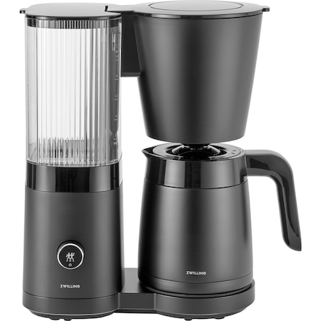 Zwilling Enfinigy Drip Coffee Maker with Thermo Carafe 10 Cup, SCA Golden Cup Standard, Black 1023538