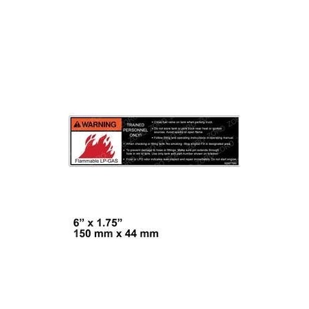 Yale REPLACEMENT DECAL, LP GAS 505977565