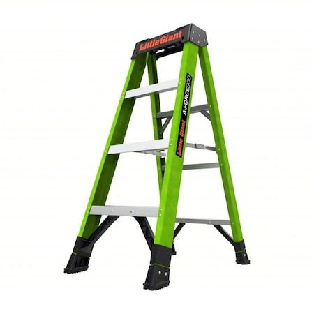 Little Giant Ladders A-Frame Stepladder, Fiberglass, 4 ft, 8.5 ft 15794-001