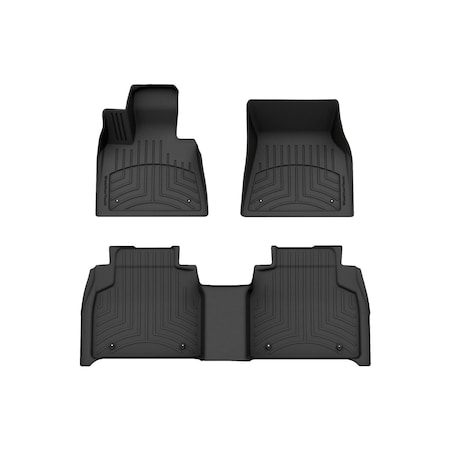 Weathertech Black, Front and Rear Floorliners 4415071-4418052