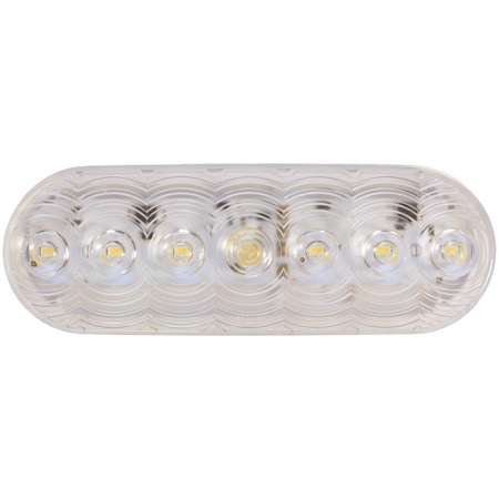 Peterson V821KC7 916V LED Back Up Light, Clear  Oval 3001.8394