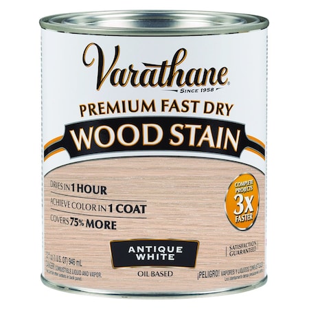 Rust-Oleum 1 Qt Rust-Oleum 297424 Antique White Varathane Premium Fast Dry Wood Stain 307413
