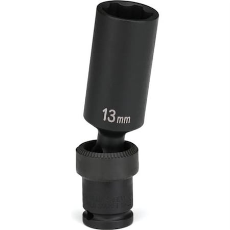 Grey Pneumatic 1/4 Inch Drive X 11 Mm Deep Length Universal, 1EA 911UMD