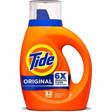 Tide Laundry Detergent, Liquid, Original, 6 PK 12117