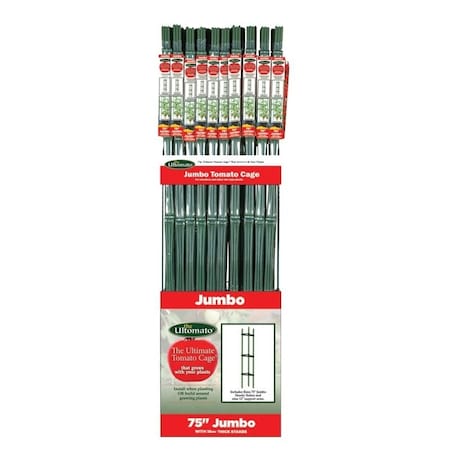 Gardeners Blue Ribbon Jumbo Ultomato TMC60JB Tomato Plant Cage, 75 in H, Metal/Plastic, Green TMC60JB-6