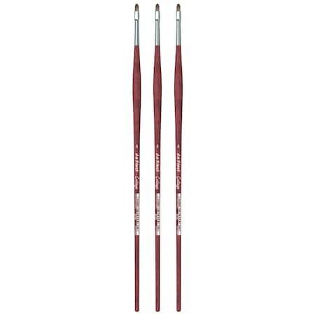 Da Vinci COLLEGE Student Brush, Synthetic, Acrylic & Oil, Filbert, Series 8750, Size 4, 3PK VA-8750_4