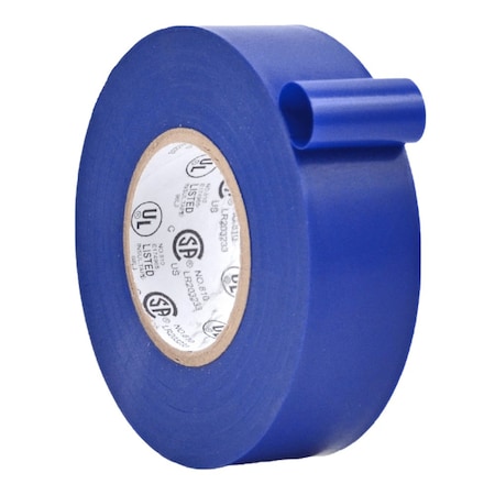 Wod Tape ETC766MS General Purpose Electrical Tape Blue UL/CSA listed core: 1 in. X 66 ft, 96PK WOD ETC766MS-01000-96-66-BLU